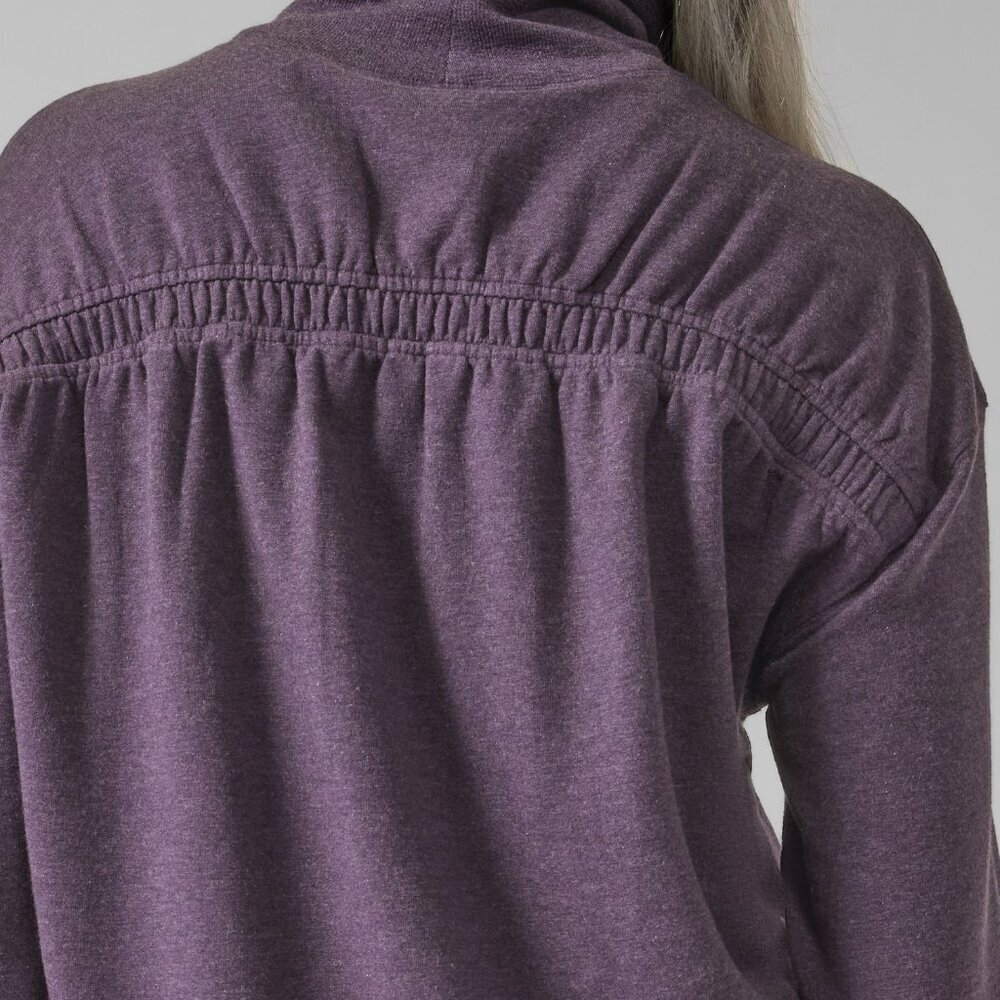 Athleta - Balance Cinch Turtleneck Sweatshirt in Crocus Violet Heather, L - Picture 11 of 11